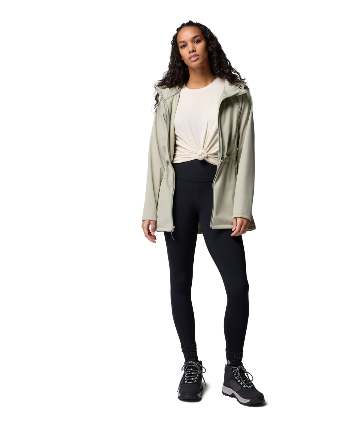 COLUMBIA WOMEN'S FLORA PARK II SOFTSHELL JACKET 