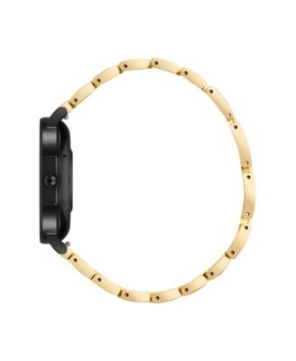 Women's Connect It Prism Smartwatch with Gold-Tone Metal Alloy and White Silicone Band, 30mm