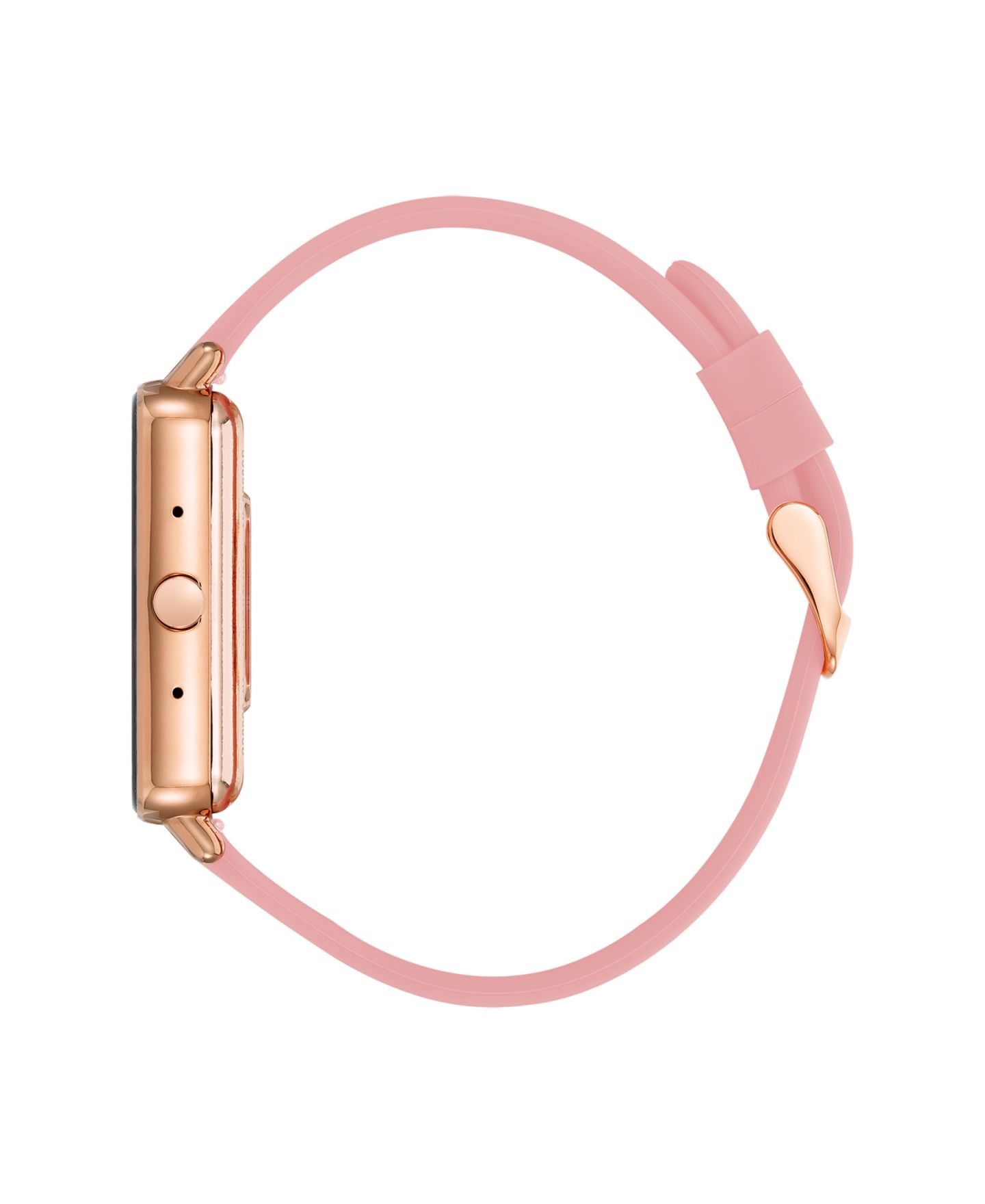 Женские смарт-часы Anne Klein Connect It Illume, розовая кожа и розовый силикон, 37 мм — фото 2