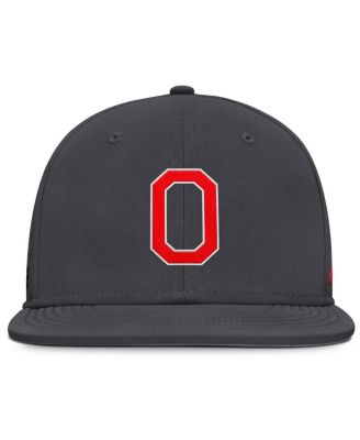 Men's Black Ohio State Buckeyes On-Field Dugout True Performance Fitted Hat