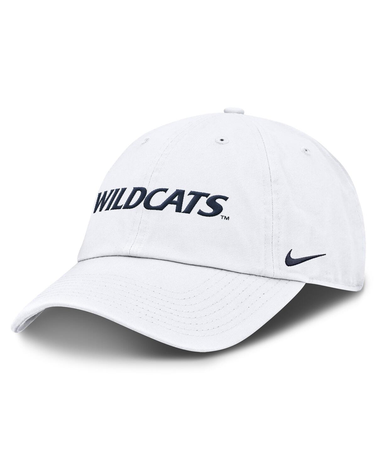 Nike Arizona Wildcats Core Club Mascot Wordmark  Men's College Adjustable Hat In White