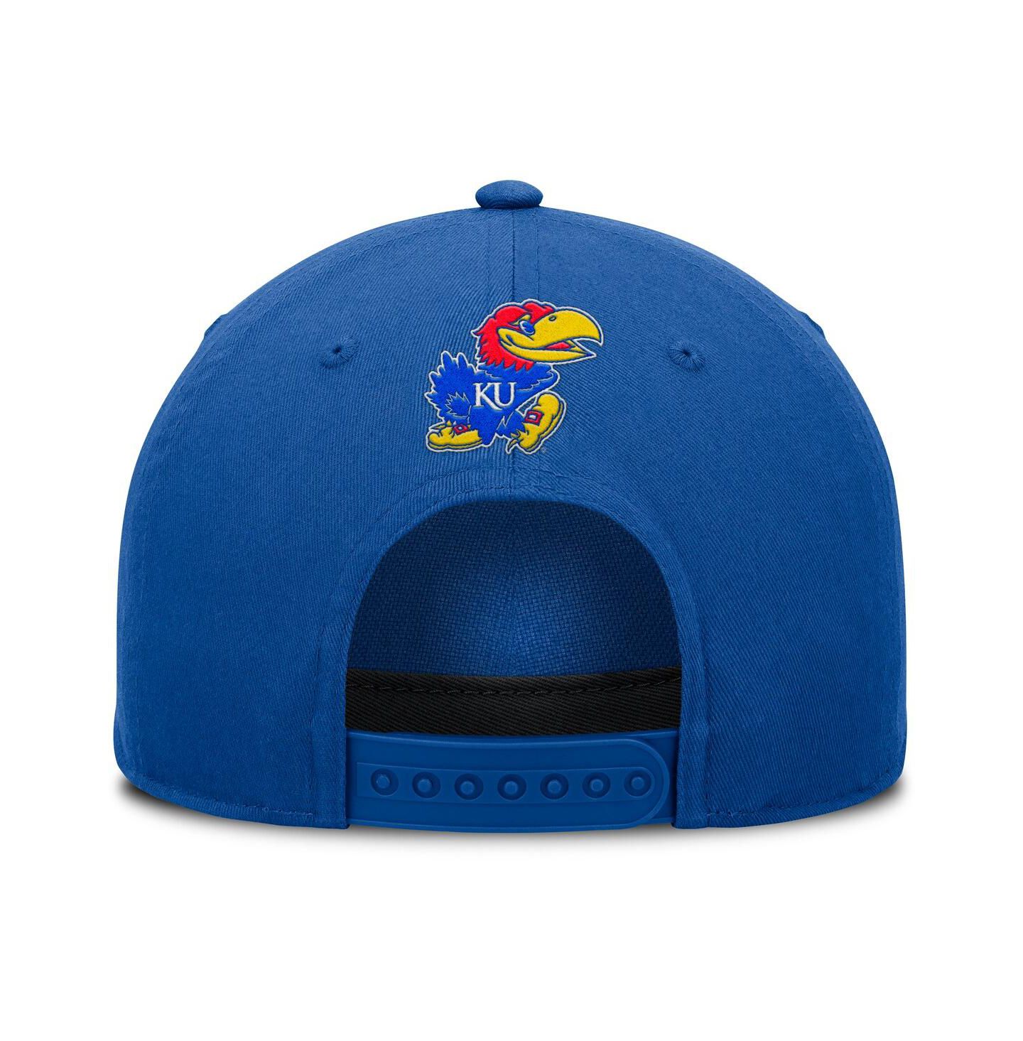 Мужская кепка Fanatics Royal Kansas Jayhawks Foul Ball Rope Adjustable Hat — фото 3