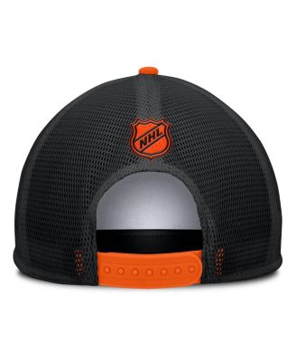 Men's White/Orange Philadelphia Flyers Decades Collection Foam Front Snapback Hat