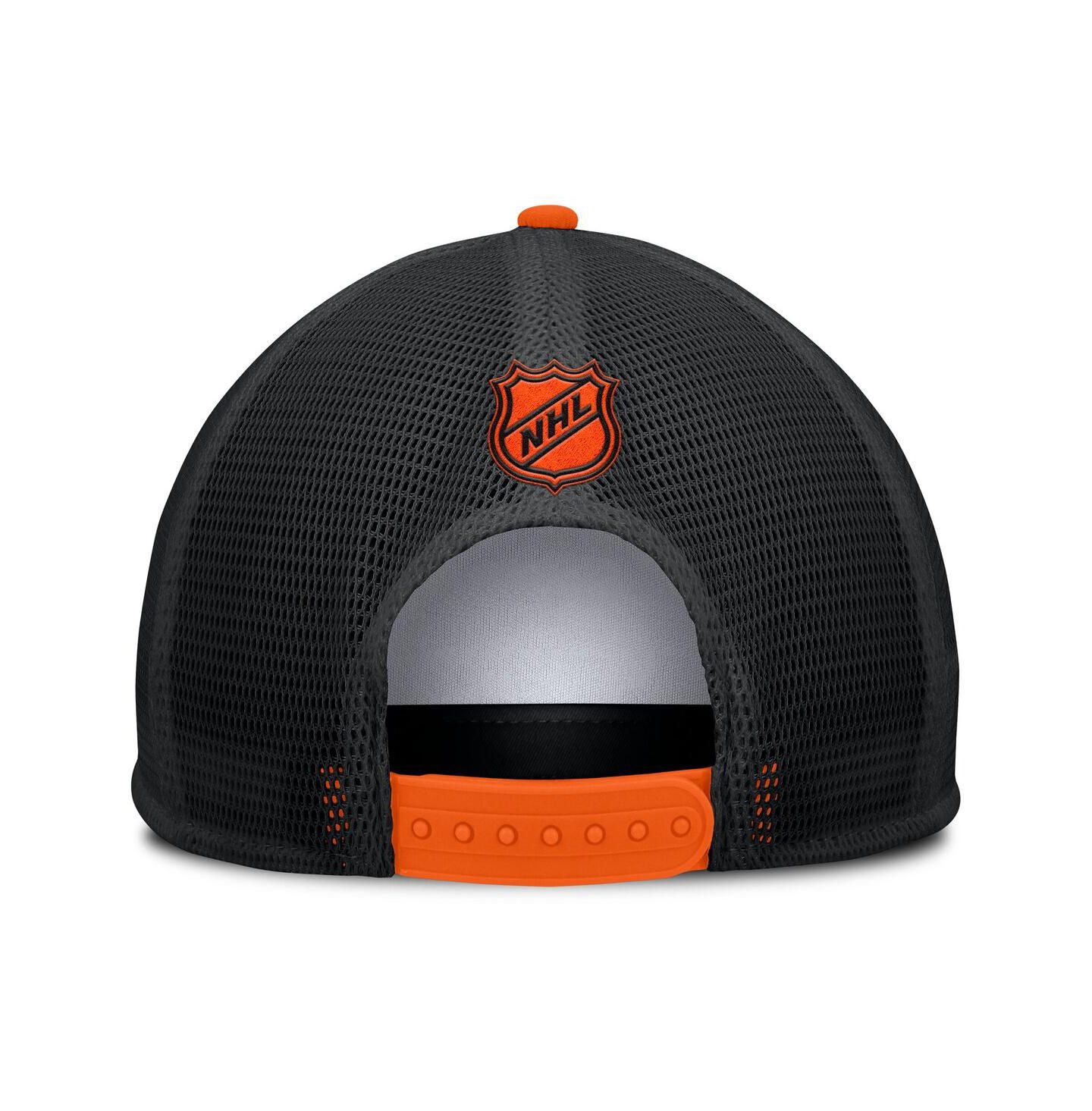 Мужская кепка Fanatics White/Orange Philadelphia Flyers Decades Collection Foam Front Snapback Hat — фото 2