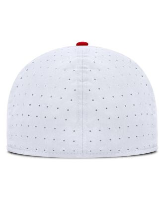 Men's White Georgia Bulldogs On-Field Dugout True Performance Fitted Hat