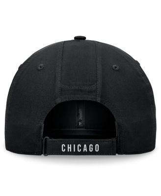 Men's Black Chicago Blackhawks Front Office Ripstop Adjustable Hat