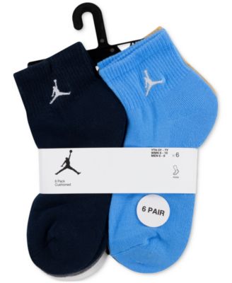 Boys 7-11 Ankle Socks, 6-Pack 