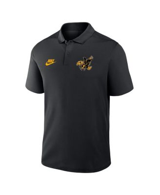 Men's Black Iowa Hawkeyes Primetime Victory Legacy Vault Logo Performance Polo Shirt