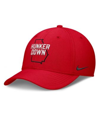 Nike - Men's  Red Georgia Bulldogs Local Swoosh Flex Hat