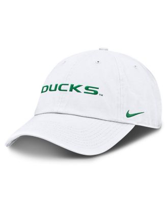 Nike - Men's  White Oregon Ducks Core Club Mascot Wordmark Adjustable Hat