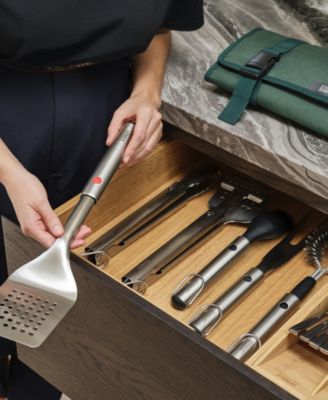 GrillOut 14" BBQ Silicone Basting Brush with Retractable Head