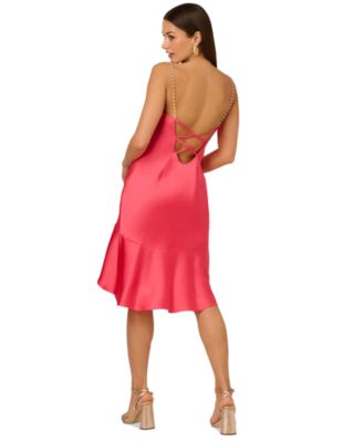 Women's Strappy Scoop-Back Dress