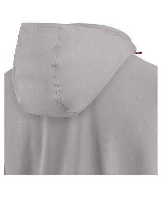 Men's Pewter USC Trojans Sideline Coaches Quarter-Zip Jacket