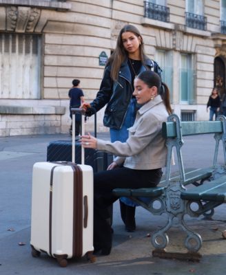 Luxe Journey 3-Piece Expandable Retro Spinner Luggage Set