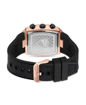 Men's Dress Sport Black Nylon Watch, 42mm