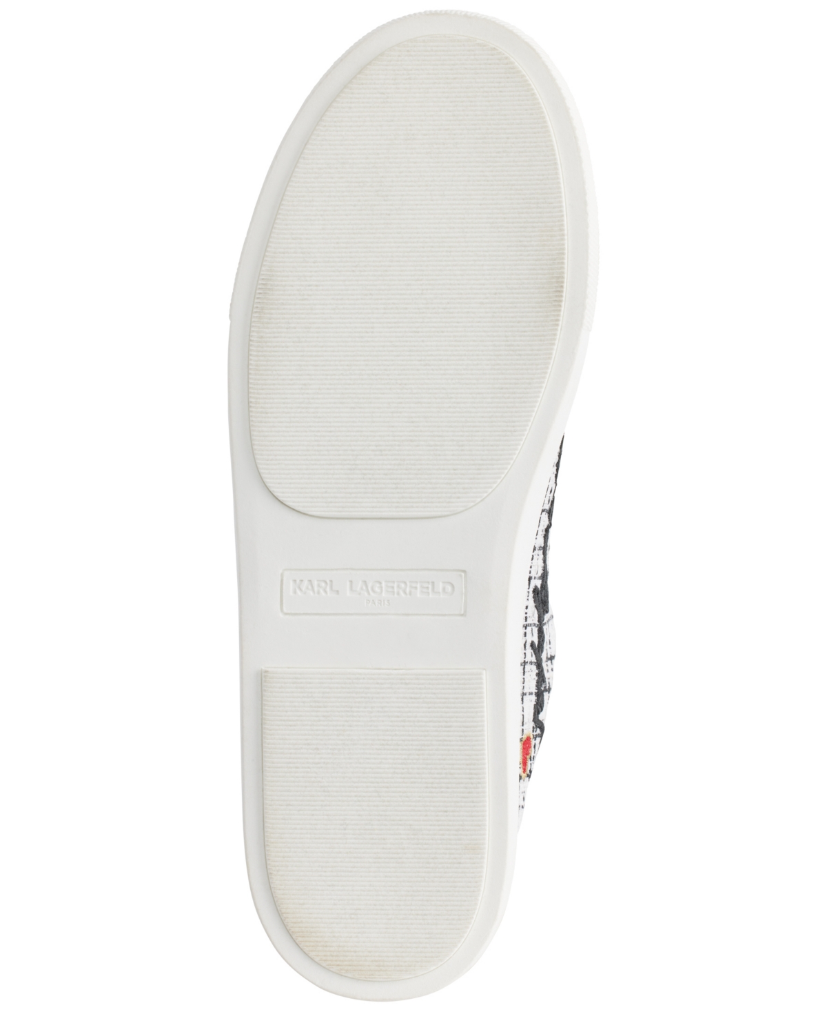 Karl Lagerfeld Cambria Platform Sneaker In Black,white