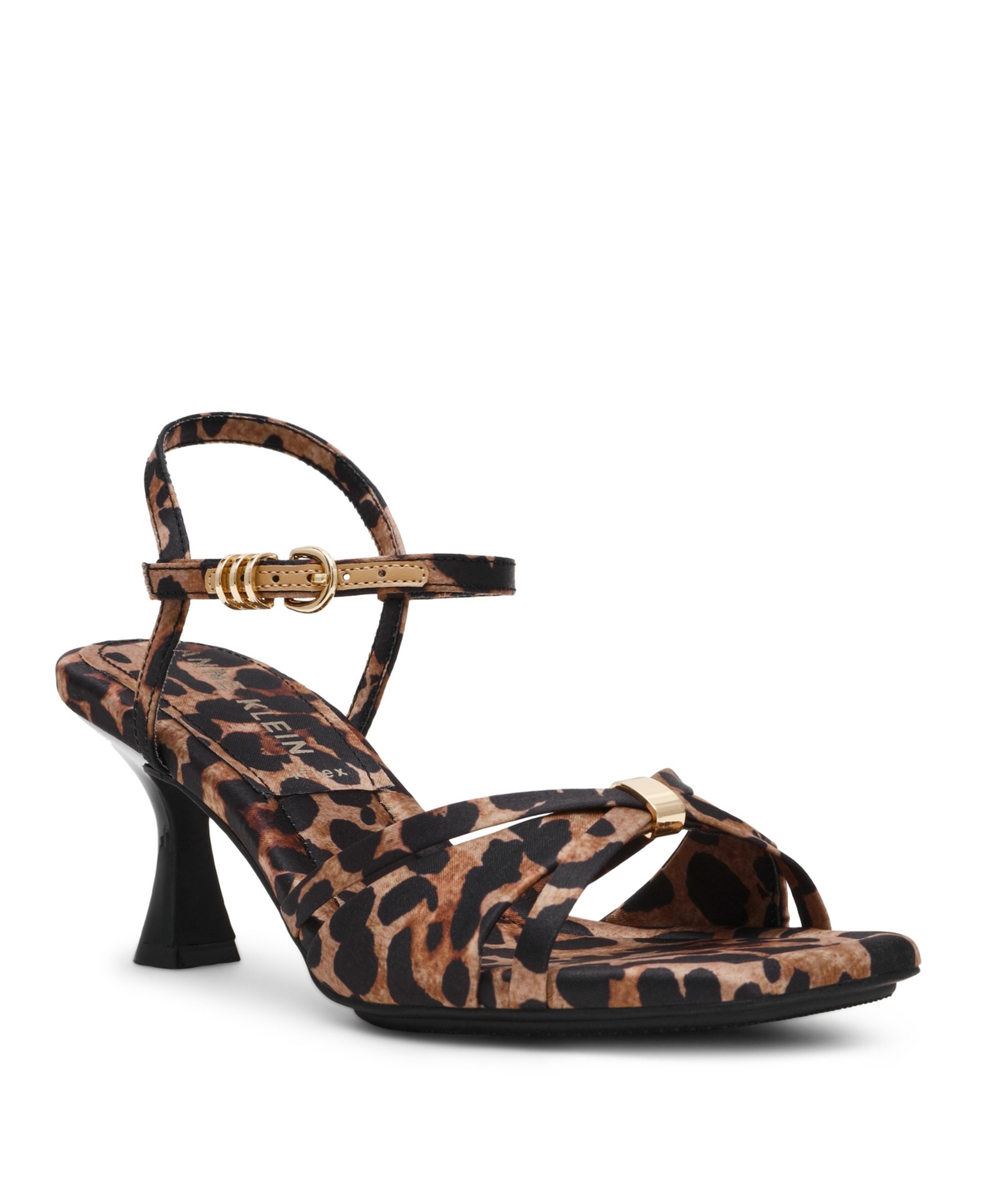 Anne Klein Jelena Ankle Strap Sandal In Leopard