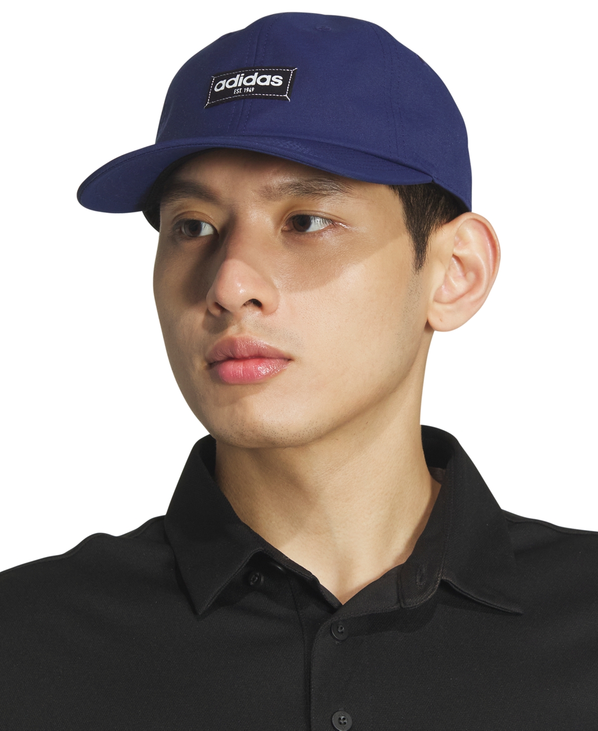Adidas Originals Men's Court Relaxed Strapback Hat In Blue