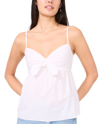 1.STATE - Women's Cotton Tie-Front Camisole