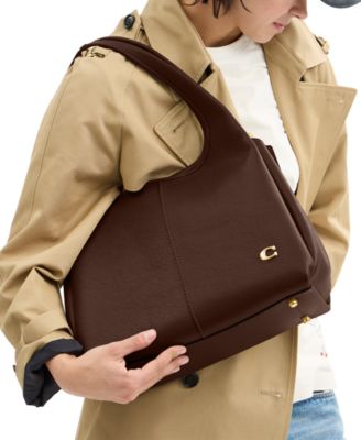 COACH - Lana Polished Pebble Leather Large Shoulder Bag