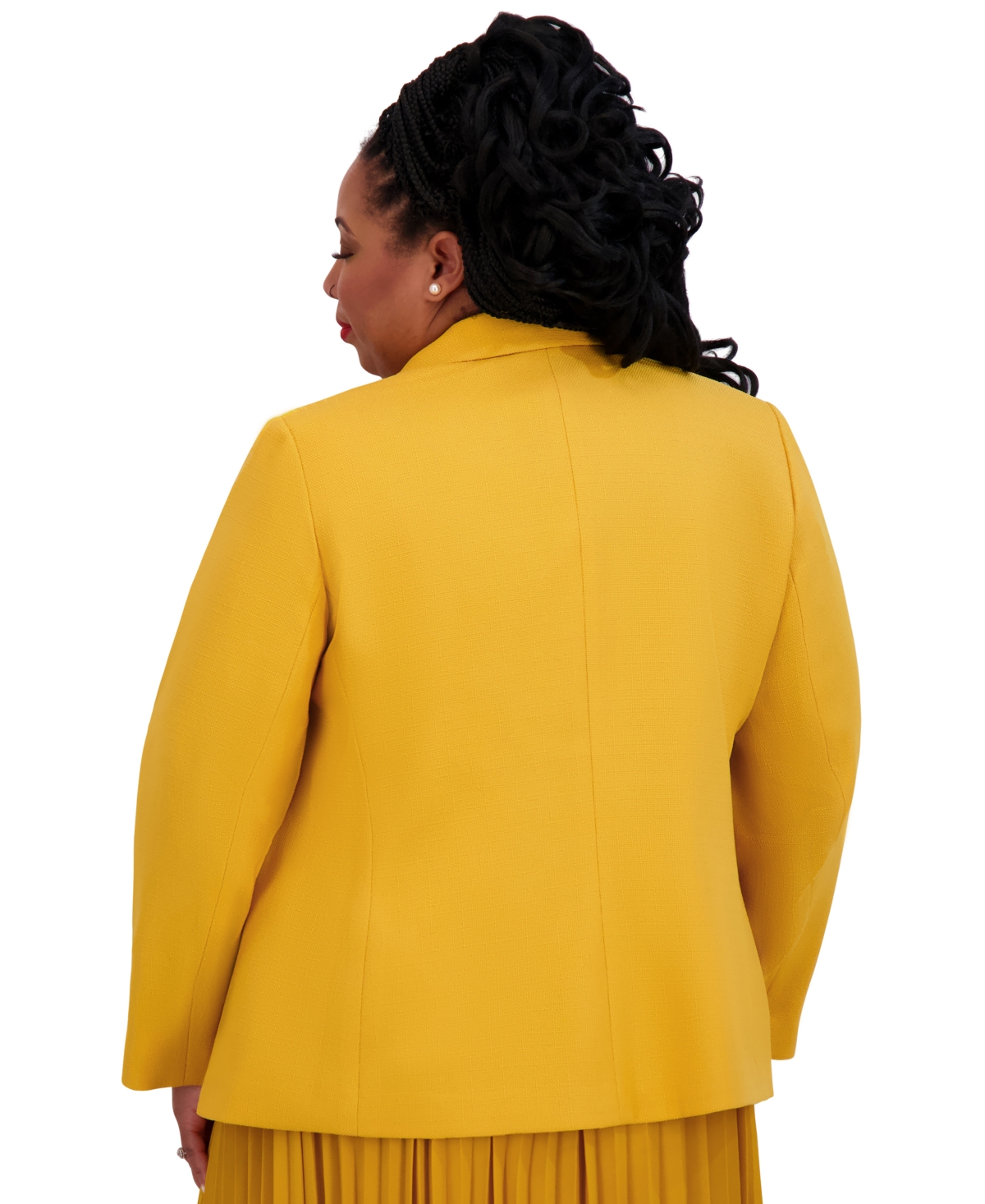 Kasper Women's Faux Double-breasted Blazer, Regular & Plus Sizes In Gold Signature