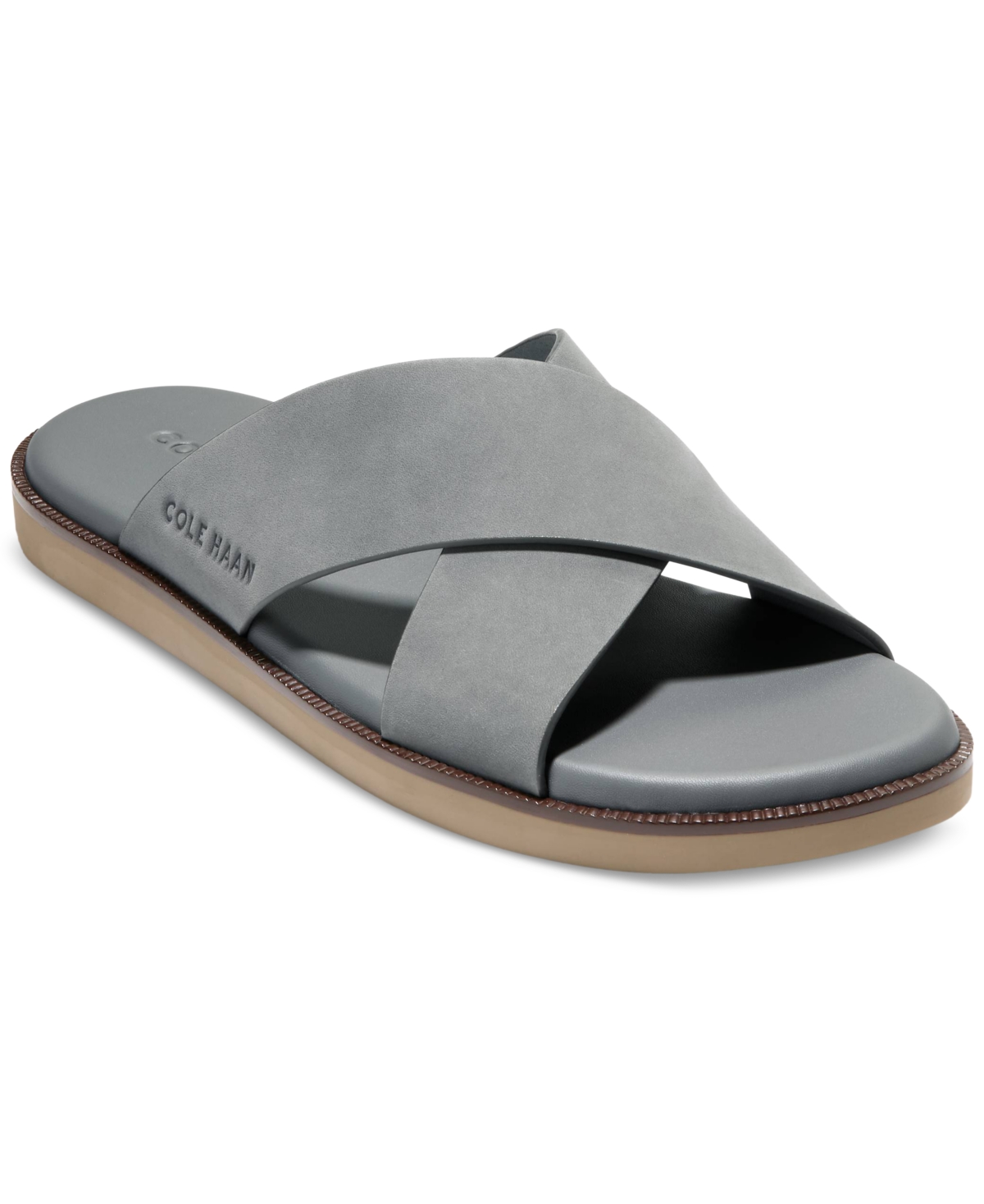 Men's Nantucket Cross Strap Slip-On Slide Sandals - Navy Blazer
