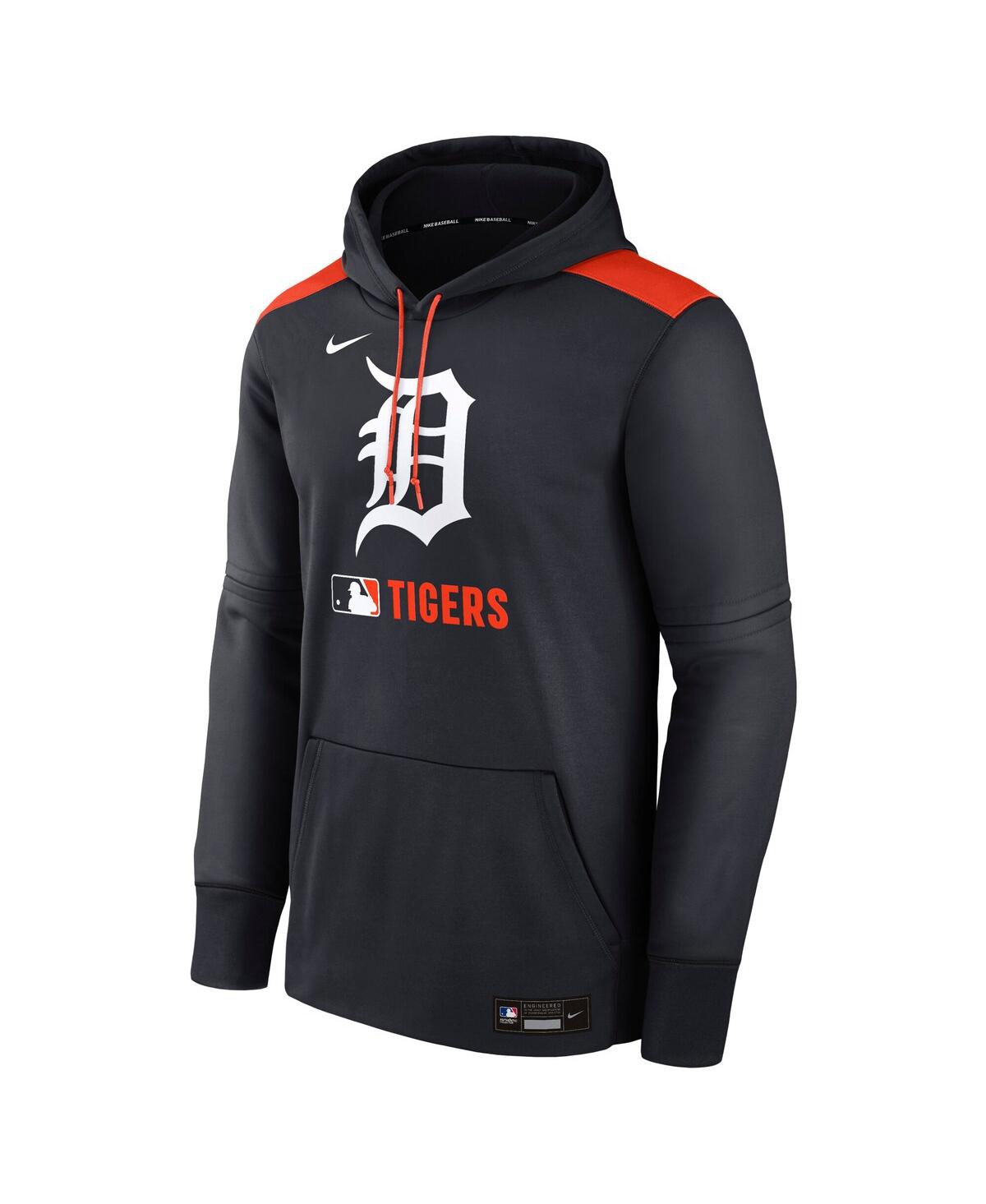 Nike Men's Detroit Tigers Authentic Collection  Therma Mlb Pullover Hoodie In Blue