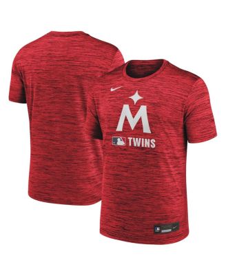 Nike - Men's Red Minnesota Twins Authentic Collection Velocity Performance Practice T-Shirt