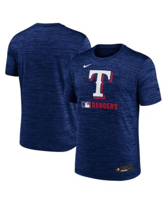 Nike - Men's Royal Texas Rangers Authentic Collection Velocity Performance Practice T-Shirt