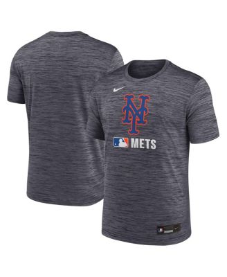 Men's Black New York Mets Authentic Collection Velocity Performance Practice T-Shirt