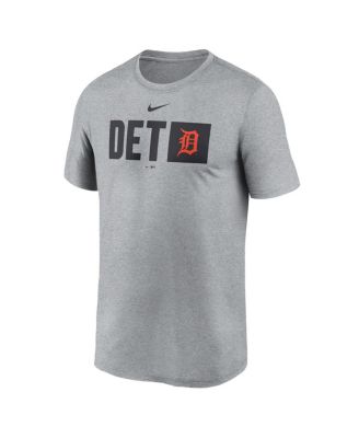 Men's Heather Gray Detroit Tigers Tricode Legend T-Shirt