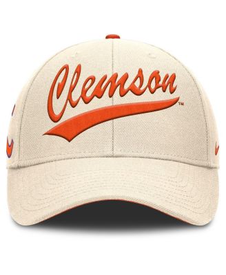 Men's Natural Clemson Tigers Primetime Rise Adjustable Hat