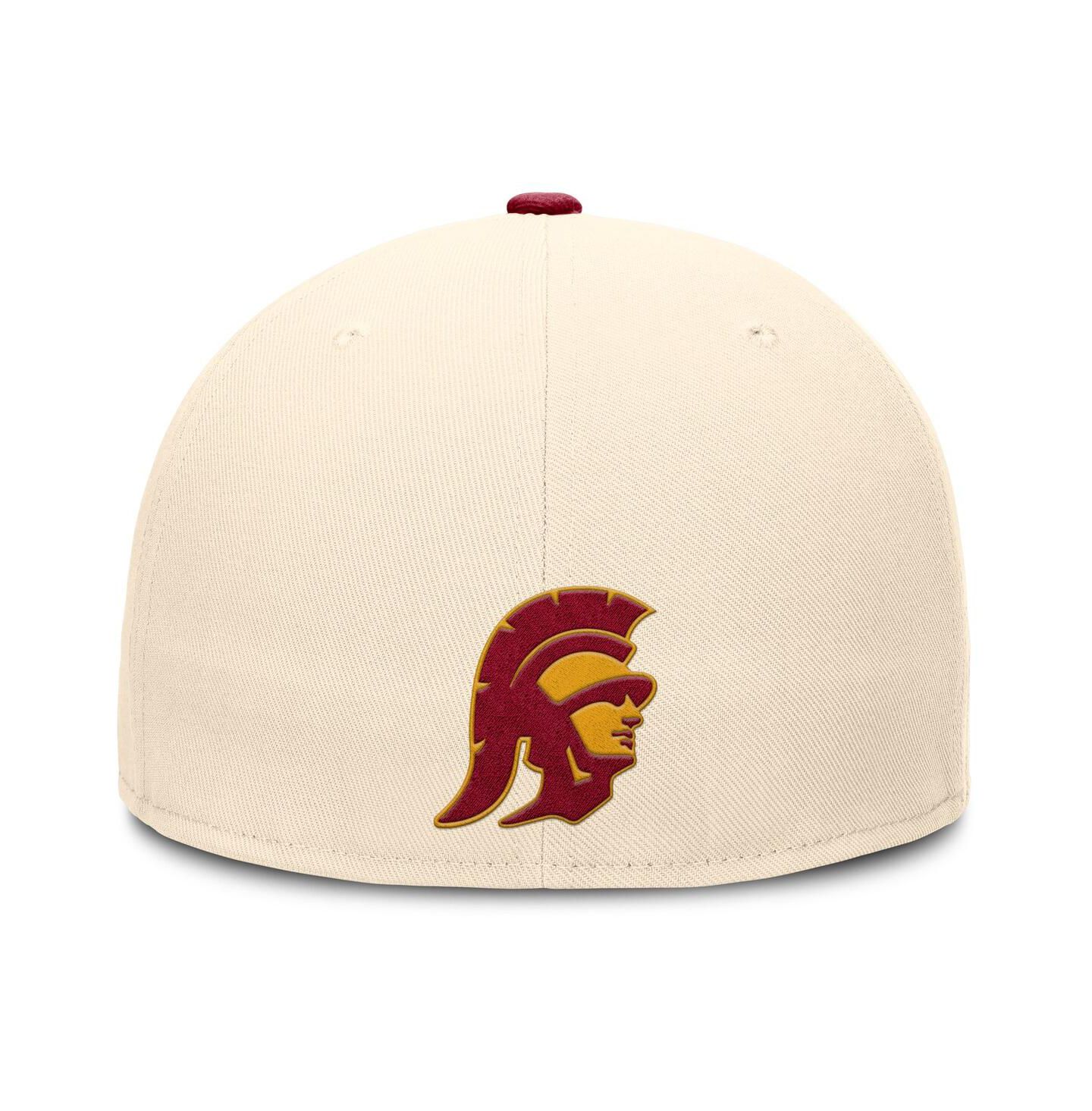Мужская кепка Nike Natural USC Trojans Primetime True Performance Fitted Hat — фото 2