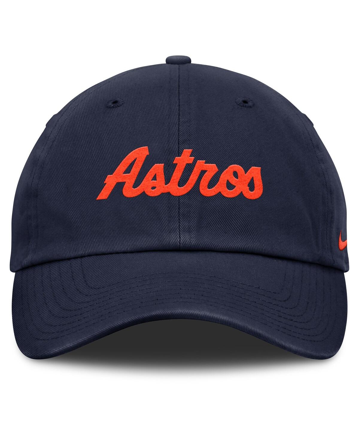 Nike Houston Astros Cooperstown Script  Women's Mlb Adjustable Hat In Navy