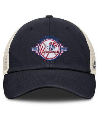 Men's Navy/Natural New York Yankees Cooperstown Collection Club Trucker Adjustable Hat