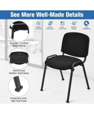 5 Pieces Elegant Conference Office Chair Set for Guest Reception