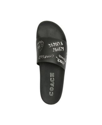 Men's Sketch Print Slide