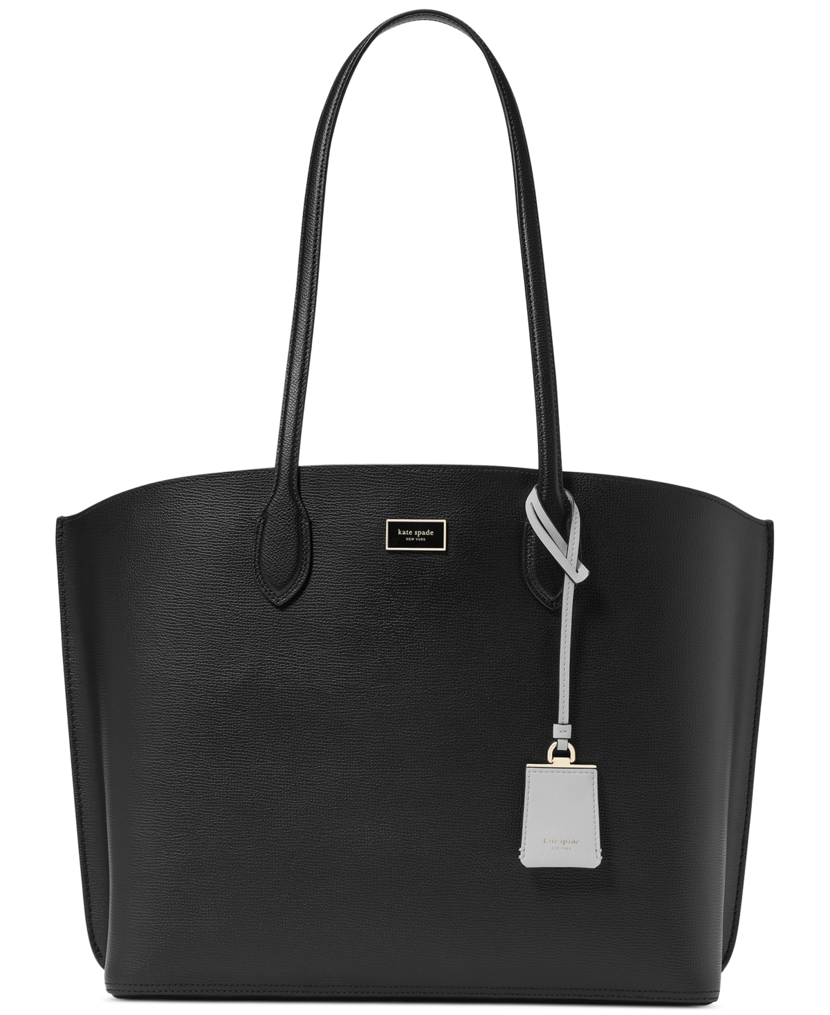 Suite Leather Work Tote Bag - Lavender Cream