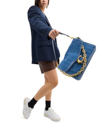 COACH - Denim Chain Tabby 30 Shoulder Bag