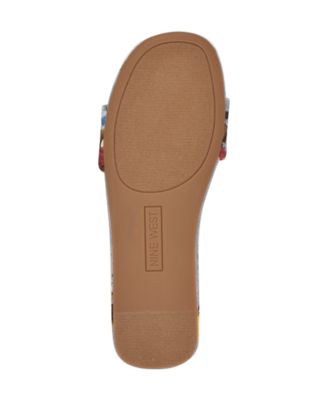 Nine West Women's Lolipop Flat Slide Sandals - Macy's