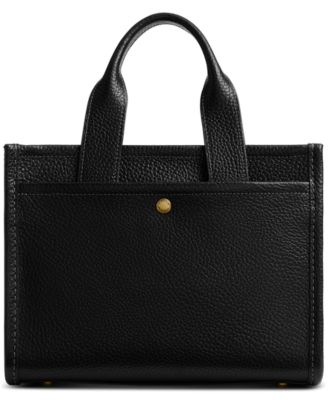【COACH】Cargo Pebbled Leather Tote Bag 26 COACH Cargo Pebbled Leather Tote Bag 26 - Macy's