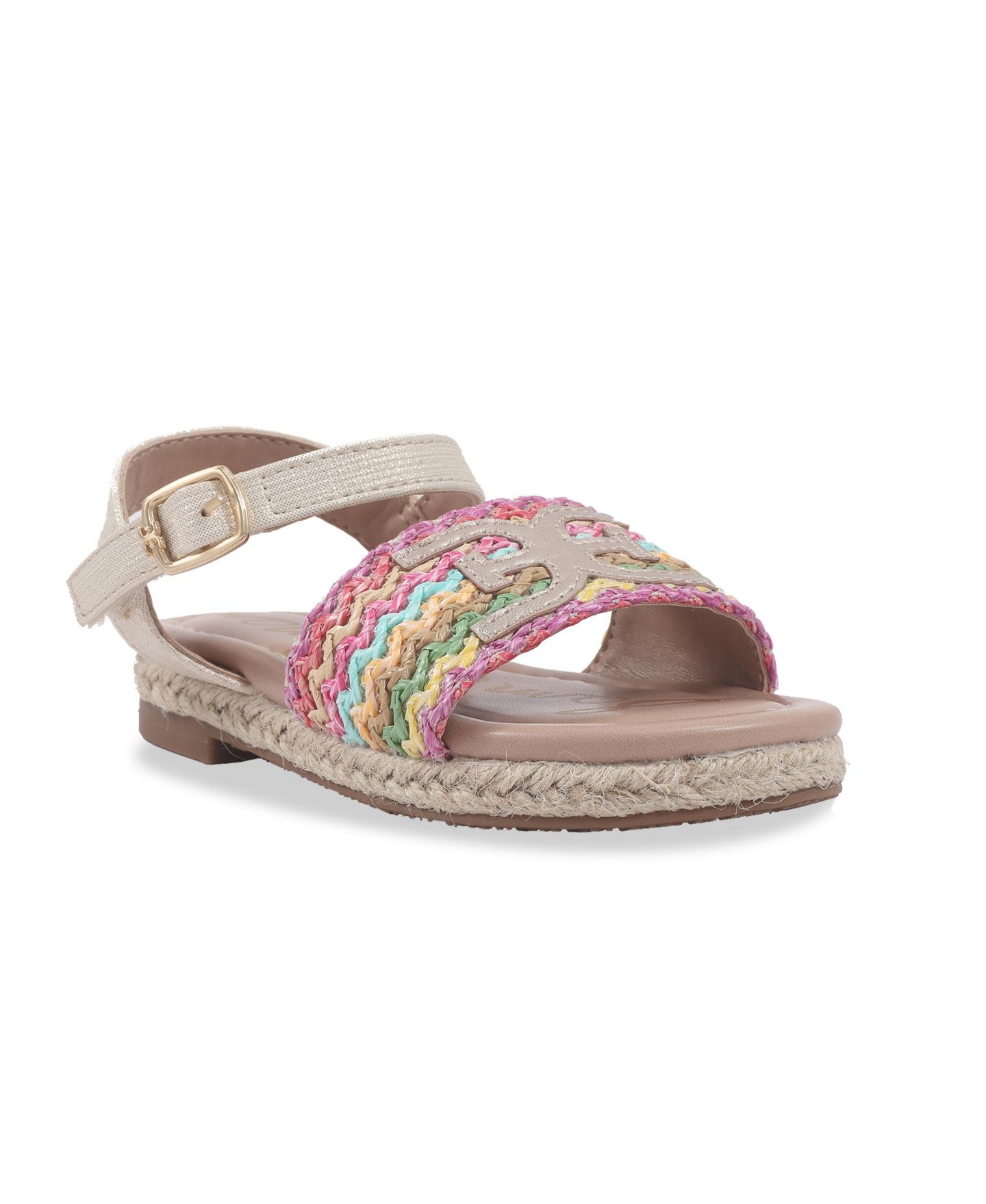 Сандалии Sam Edelman Kara Band Sandals для девочек, цвет: Золотой — фото 1