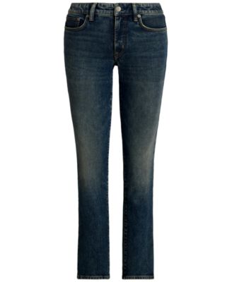 Women's Mid-Rise Straight Ankle Jeans