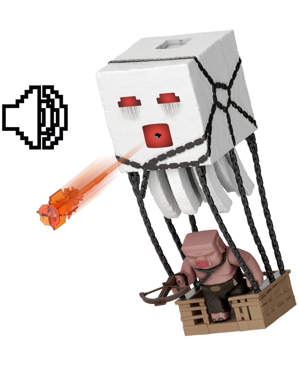 MINECRAFT BLAST ATTACK GHAST ACTION FIGURE PLAYSET 