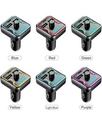 3-Port 12V Car Charging Station and FM Transmitter