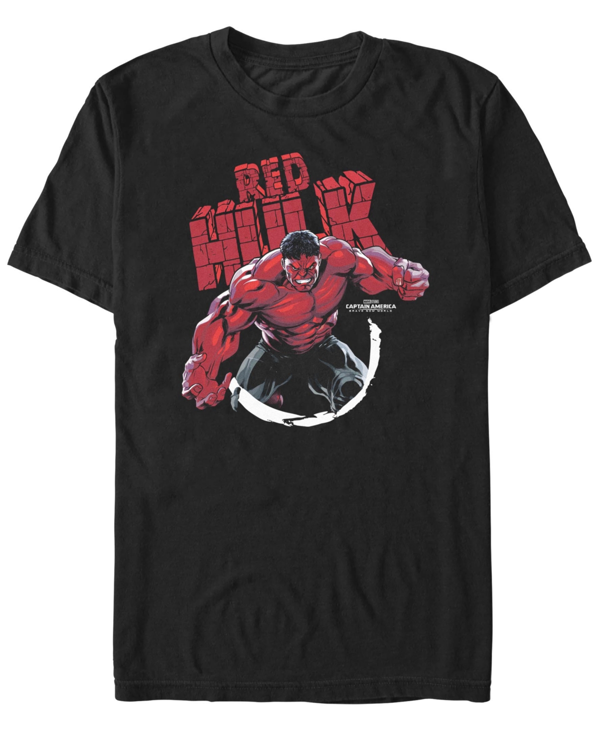 Men's Hulk Circle Stone Short Sleeve T-Shirt - Black