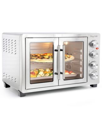 45 Quart Electric French Door Rotisserie Convection Counter Top Oven