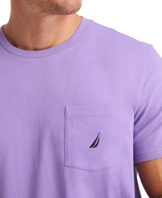 Men's Classic-Fit Solid Crew-Neck Pocket T-Shirt