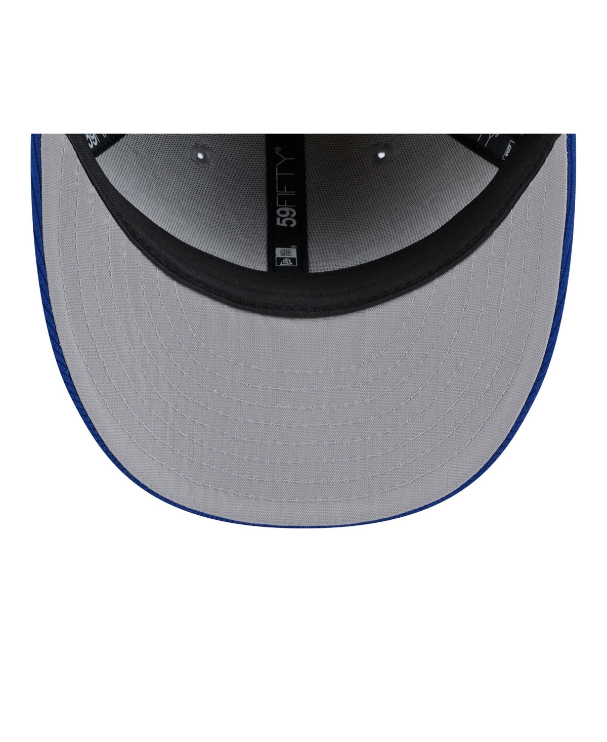 New Era Men's Gray/royal New York Mets 2025 Batting Practice Low Profile 59fifty Fitted Hat In Gray,royal