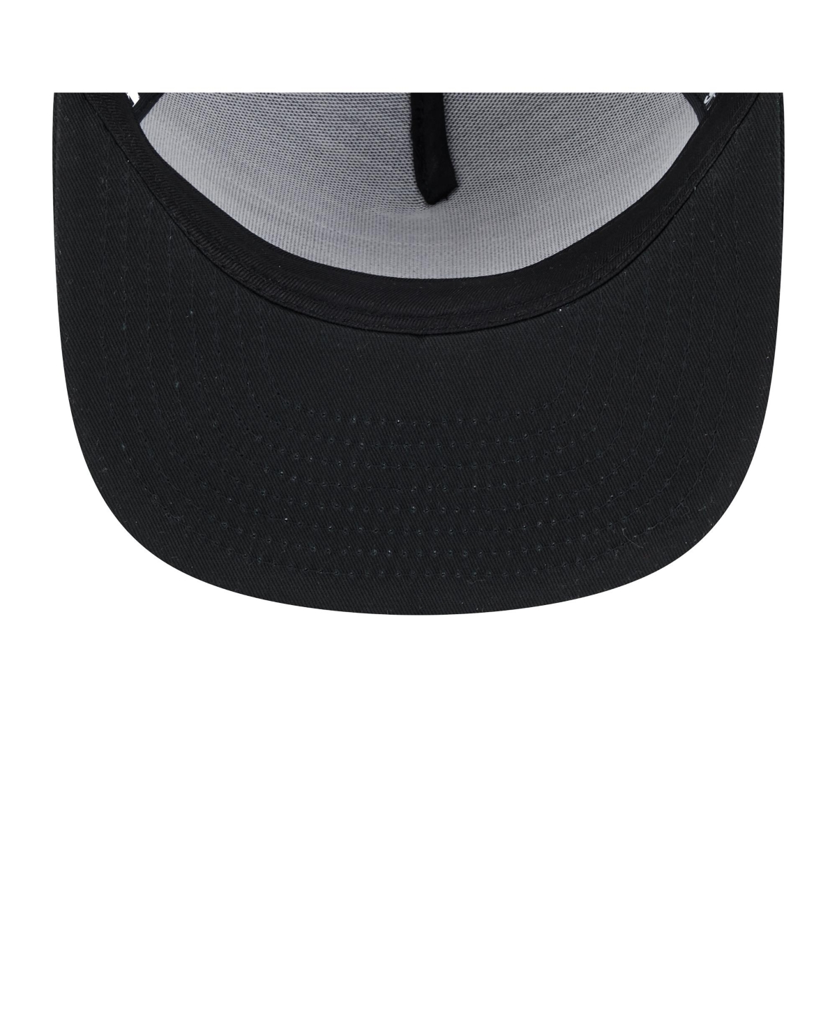 New Era Men's Black Houston Astros Score Check A-frame Trucker 9fifty Snapback Hat In Black